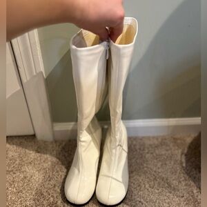 White Go Go Boots